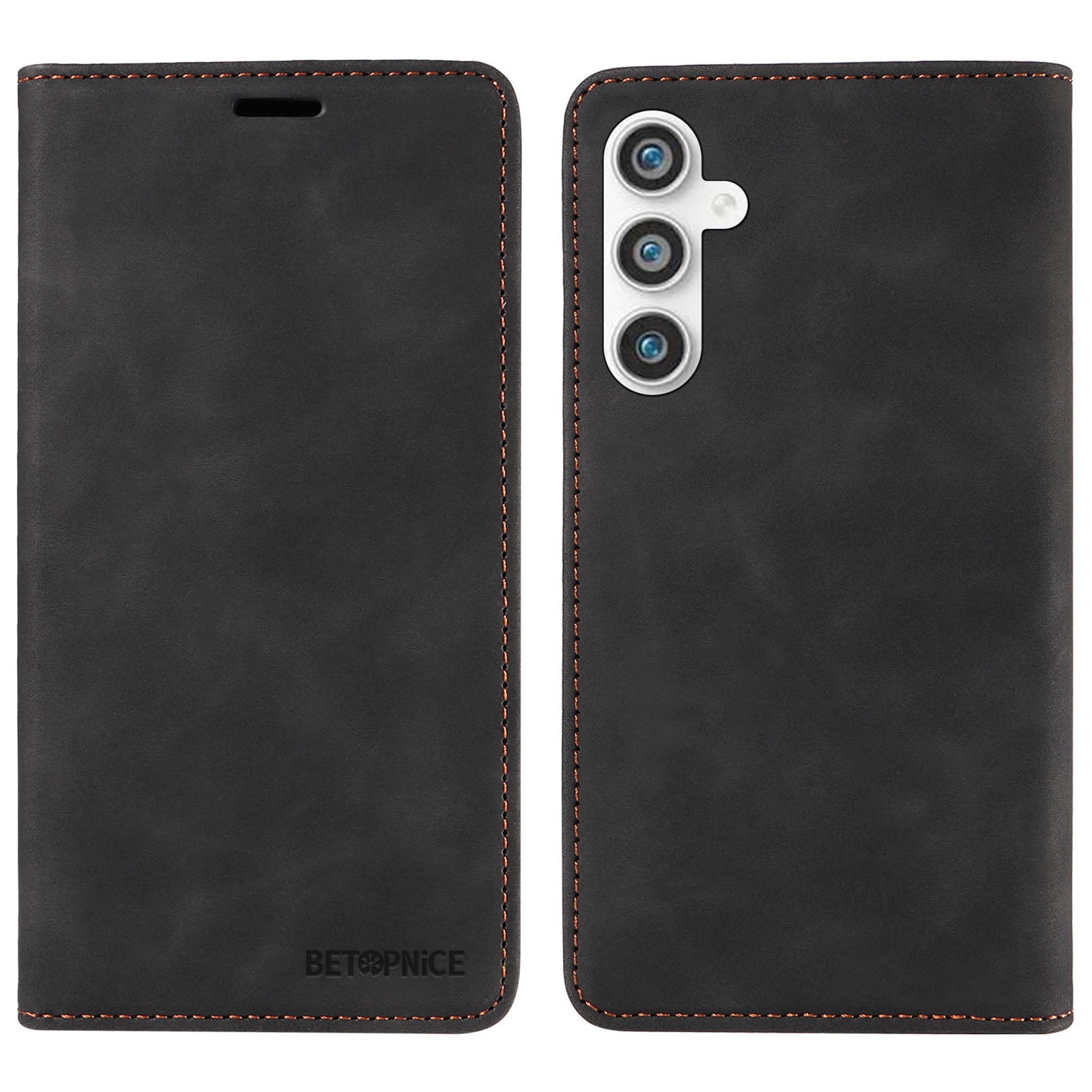 BETOPNICE 003 Stojanové pouzdro na telefon Samsung Galaxy S23 FE Kožený Flip Cover RFID Blocking Wallet BETOPNICE 003 Stojanové pouzdro na telefon Samsung Galaxy S23 FE Kožený Flip Cover RFID Blocking Wallet